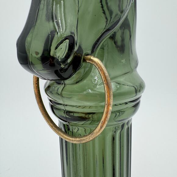 Vintage Avon Pony Post Decanter Tribute After Shave Green 1970s - Picture 2 of 9